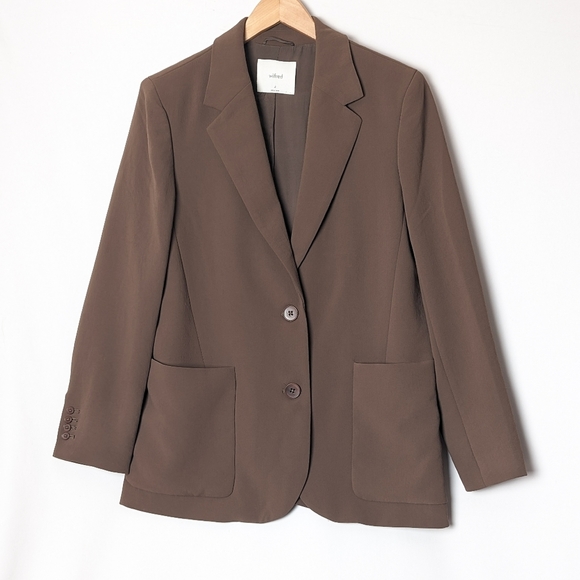 Aritzia Jackets & Blazers - ❌SOLD❌WILFRED Sorrento Blazer Single  Breasted Caramelized Brown M Aritzia